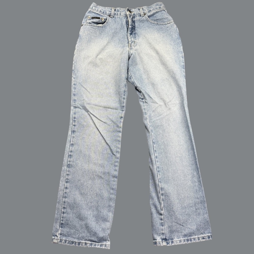 New York & Company Jeans Womens 8 Light Blue High Rise Bootcut Denim 90s Vintage